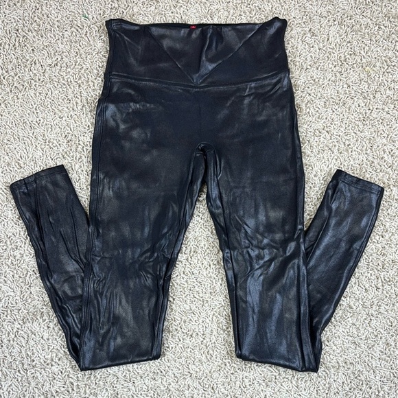 Spanx faux leather leggings sz sm - Picture 3 of 8